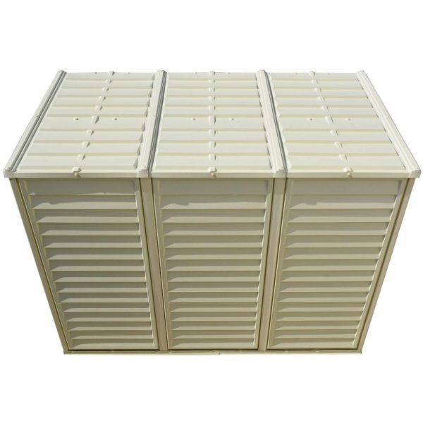 Duramax 4ft x 8ft Sidemate Vinyl Resin Outdoor Storage Shed