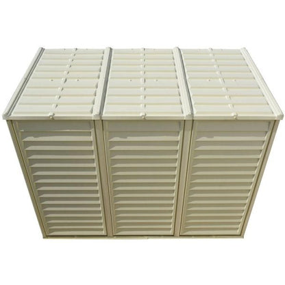 Duramax 4ft x 8ft Sidemate Vinyl Resin Outdoor Storage Shed