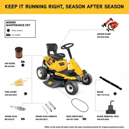 Cub Cadet CC 30 H 10.5HP Briggs Rear Engine Riding Mower